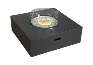Flame Sofabord L:100cm B:100cm H:34cm